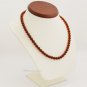 Rounded amber necklace jewelry 0220