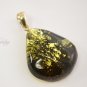 Baltic amber green pendant LA28