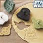 WILLIAM SONOMA Cookie Cutter 4 Star Wars Set Heros Darth Vader Stromtrooper