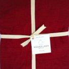 Williams Sonoma Adult Red Apron 100% Washed Linen $49.
