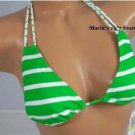 Hula Honey Bikini Swim Suit Halter Top Women's Sz S, L