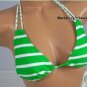 Hula Honey Bikini Swim Suit Halter Top Women's Sz S, L