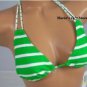 Hula Honey Bikini Swim Suit Halter Top Women's Sz S, L