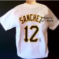 NFL Pirates Sanchez 12 T-Shirt Boys Girls S L Cards