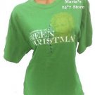 Gildan Dreaming of a Green Christmas T-Shirt Women's Sz M, L