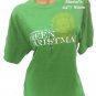 Gildan Dreaming of a Green Christmas T-Shirt Women's Sz M, L