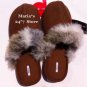 Style Co Cozy Slip On Fur Sliders Slippers Women Large
