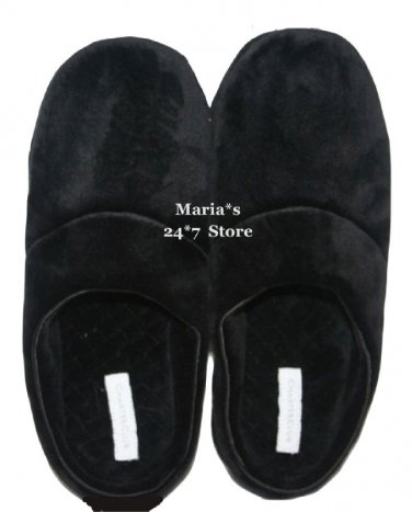 Charter Club Scuff Black Slippers Shoes Womens 6