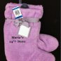 Charter Club Lilac Boot Slippers Women's Booties XL 11/12