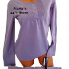 Nautica Cozy Lavender Lounge Sleepwear Top Womens S/P