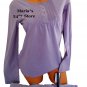 Nautica Cozy Lavender Lounge Sleepwear Top Womens S/P
