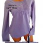 Nautica Cozy Lavender Lounge Sleepwear Top Womens S/P