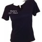 Nautica Cozy Classic Sleepwear Black Top Women's XS