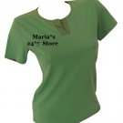 Nautica Cozy Classic Sleepwear Green Top Women's XS