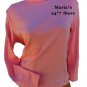 Jones New York Sport Pink Top Blouse Shirt Women's PLarge