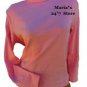 Jones New York Sport Pink Top Blouse Shirt Women's PLarge