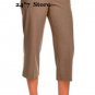 Geneology Stretch Taupe Crop Pant Slimming Panel Women's Sz 8