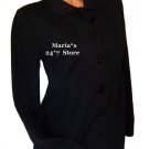 Motherhood Black Top Blouse Cardigan Women’s Sz Sm