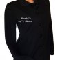 Motherhood Black Top Blouse Cardigan Women’s Sz Sm