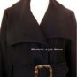 Siena Studio Women's Black Wool Coat Sz Med