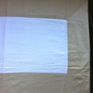 Williams Sonoma Home Italian Wide Broad Border Boudoir Pillow Sham Std $98