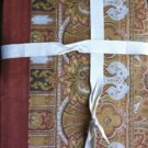 WILLIAM SONOMA Printed Paisley Tablecloth 90" Dinner Table