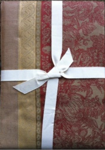 WILLIAM SONOMA Harvest Wheat Jacquard Tablecloth 90" Dinner Table