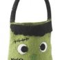Williams Sonoma Pumpkin Wool Tote Frankenstein Halloween Candy