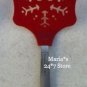 Williams Sonoma Red Flexible Snowflake Spatula