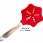 Williams Sonoma Red Flexible Snowflake Spatula