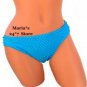 Hula Honey Blue Bikini Dots Swim Bottom Suit Women's Sz L, XL