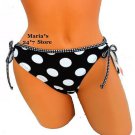 Hula Honey Dotted Bikini Swim Suit Bottom Women's Sz S, L