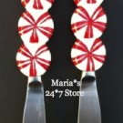 WILLIAM SONOMA 2 Peppermint Spreaders Knife Set