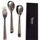 WILLIAM SONOMA Robert Welch 3 Serving Utensils Set Hostess Fork Spoon