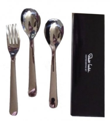 WILLIAM SONOMA Robert Welch 3 Serving Utensils Set Hostess Fork Spoon