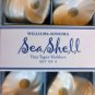 WILLIAM SONOMA 4 Sea Shell Taper Holders & 10 Candles