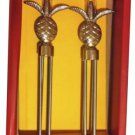 Williams Sonoma Set 4 BBQ Pineapple Skewers Brochettes Picks