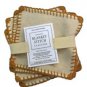 Williams Sonoma 4 Caboteurs Coasters Blanket Stitch Ivory