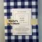 Williams Sonoma Plaid Lined Placemats Set of 4 Navy