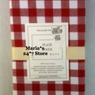 Williams Sonoma Check Lined Placemats Set of 4 Navy