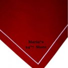 Williams Sonoma Red Satin Stitch Dinner Napkins