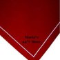 Williams Sonoma Red Satin Stitch Dinner Napkins