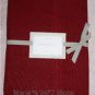Williams Sonoma Hemstitch Red Tablecloth 108" $122.