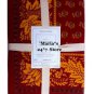 NEW: Williams Sonoma Marseille Brick Tablecloth 108"