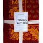 NEW: Williams Sonoma Marseille Brick Tablecloth 108"