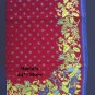 Williams Sonoma Red Provence Dinner Tablecloth Red 108"