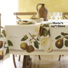 WILLIAM SONOMA Nappe Botanical Pear Tablecloth 108" Diner