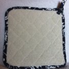 WILLIAM SONOMA Blue Floral Sommieres Oven Mitt Pot Holder