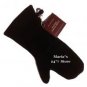 Williams Sonoma Suede BBQ Grill Black Oven Mitt Glove Pot Holder