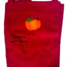 Williams Sonoma Pumpkin Burgundy Apron Kids Pottery Barn